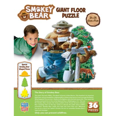MasterPieces Smokey Bear 36 Piece Floor Jigsaw Puzzle for Kids