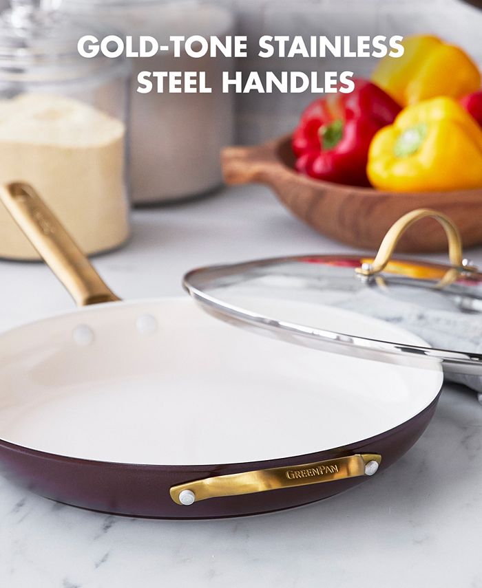 GreenPan Ceramic Nonstick 12" Frypan with Lid Macy's