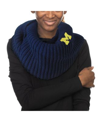 Women's ZooZatz Michigan Wolverines Knit Cowl Infinity Scarf