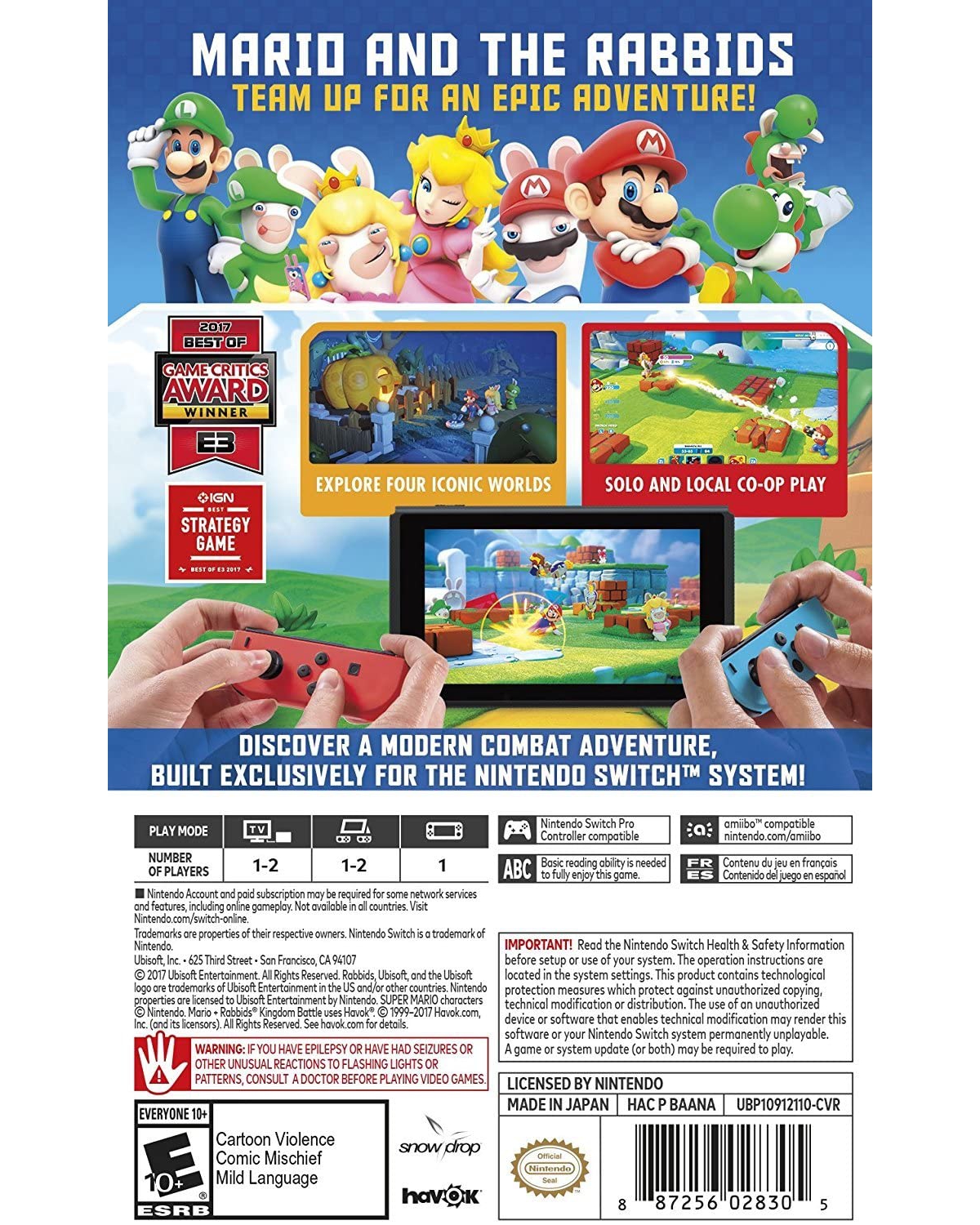Ubisoft Mario + Rabbids Kingdom Battle - Nintendo Switch