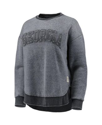 Women's Black Georgia Bulldogs Ponchoville Pullover Sweatshirt