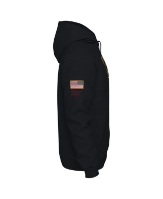 Men's Black Georgia Bulldogs Veterans Camo Pullover Hoodie