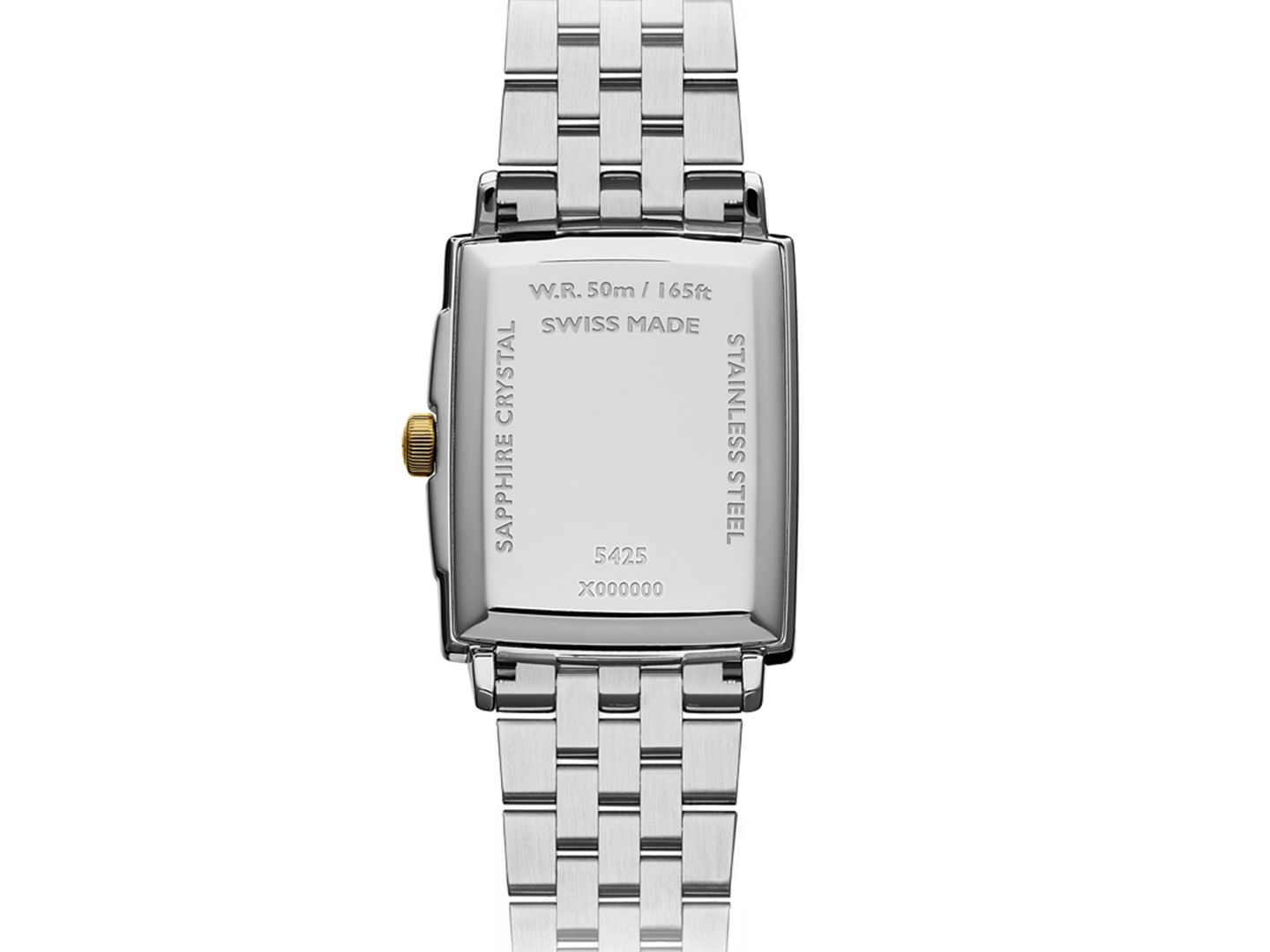 Женские часы Raymond Weil Swiss Toccata Diamond (1/20 ct. t.w.) Two-Tone Stainless Steel Bracelet Watch 37x30mm — фото 4