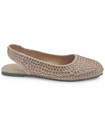 Escarpins Plats Kenneth Cole Reaction à Broderie Florale Ouverte - Taille US 5, Occasion