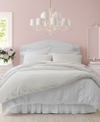 Laura Ashley Solid Faux Fur Duvet Cover Set Bedding