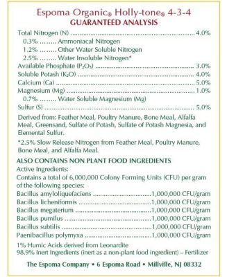 Holly-Tone Evergreen and Azalea Food 4-3-4, 8lb Bag