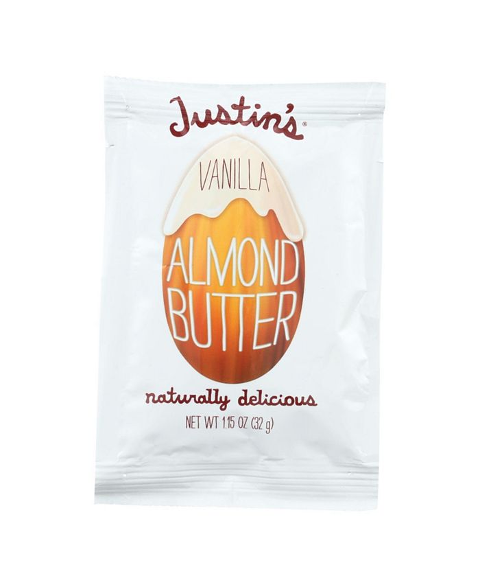 Justin's Nut Butter Squeeze Pack Almond Butter Vanilla Case of 10