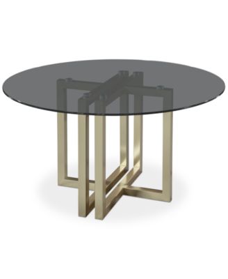 Emila Round Glass Dining Table, Created for Macy's
