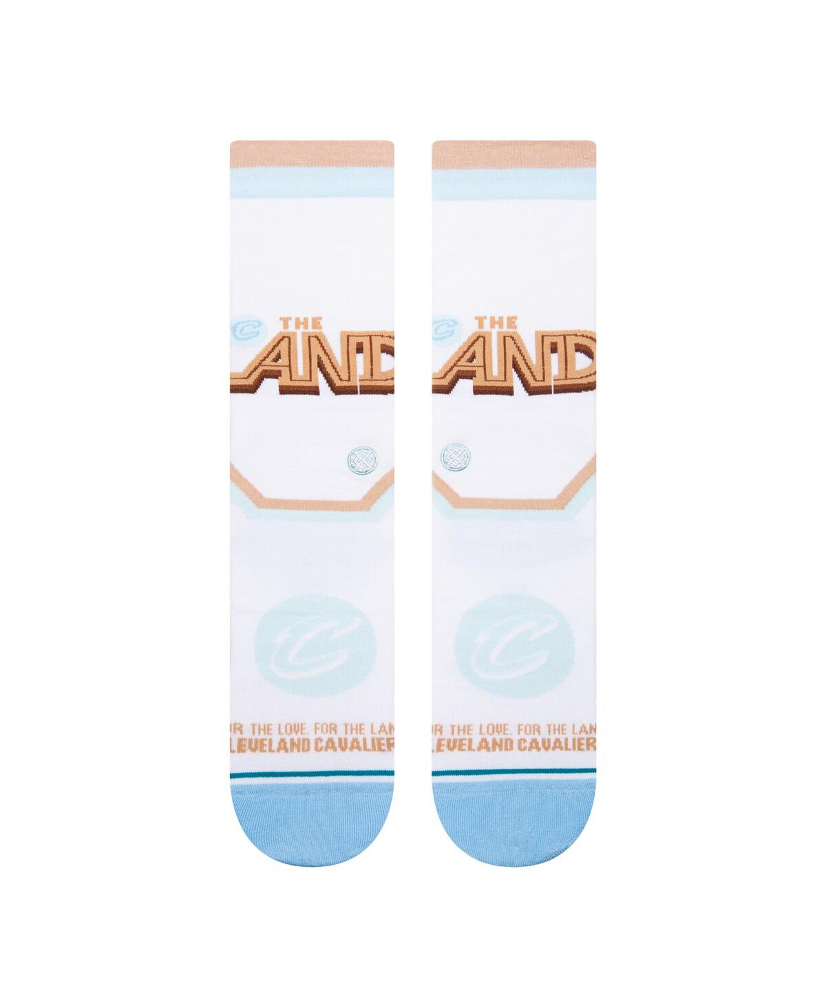 Shop Stance Men's  Cleveland Cavaliers 2022/23 City Edition Crew Socks In White