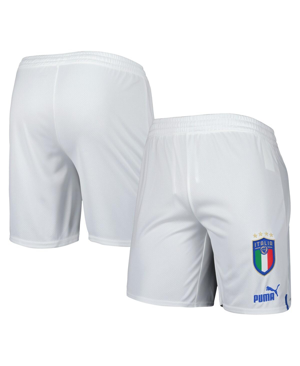 Men's Puma White Italy National Team Replica DryCELL Shorts - White