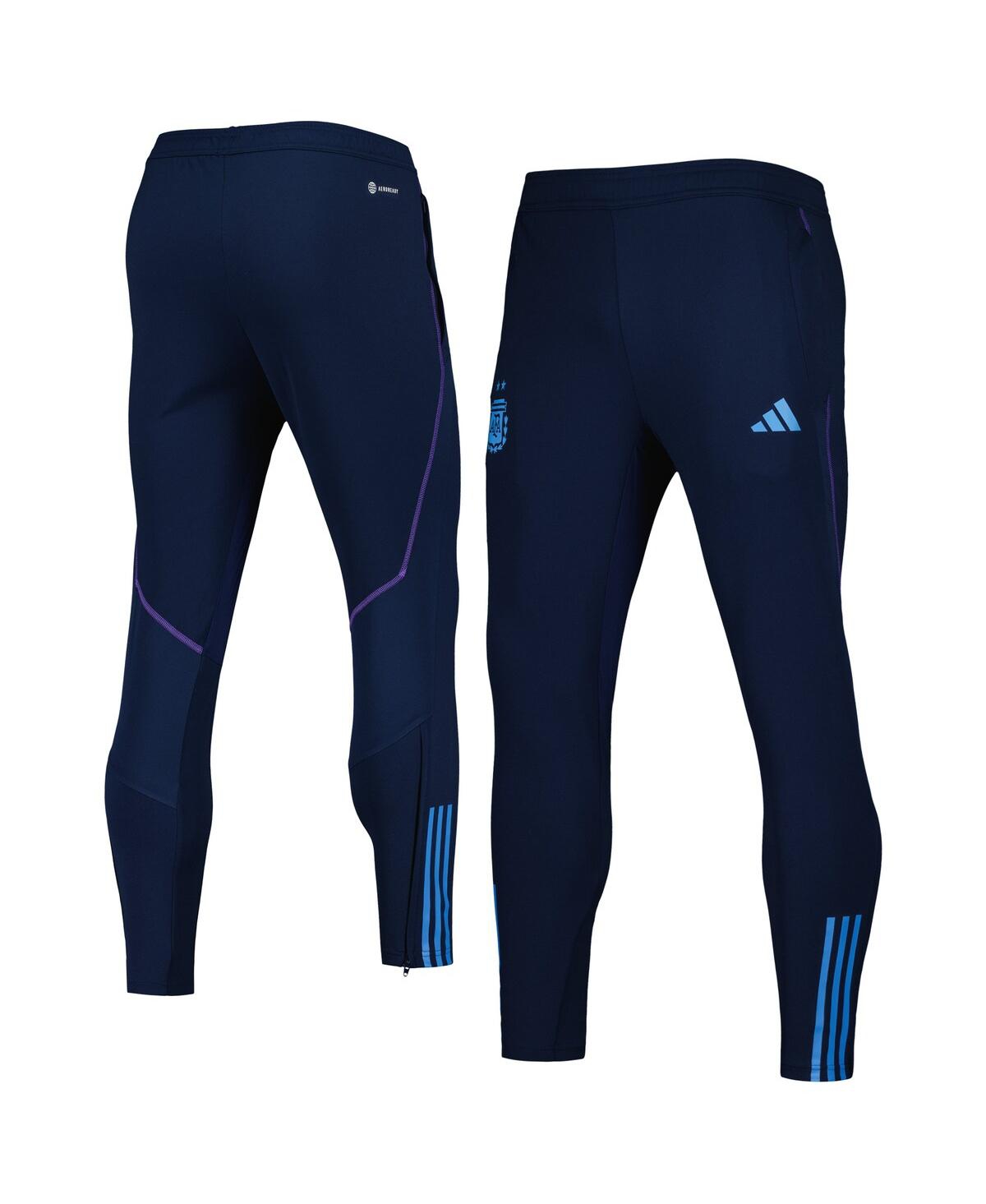 Men's adidas Navy Argentina National Team Club Crest Aeroready Training Pants