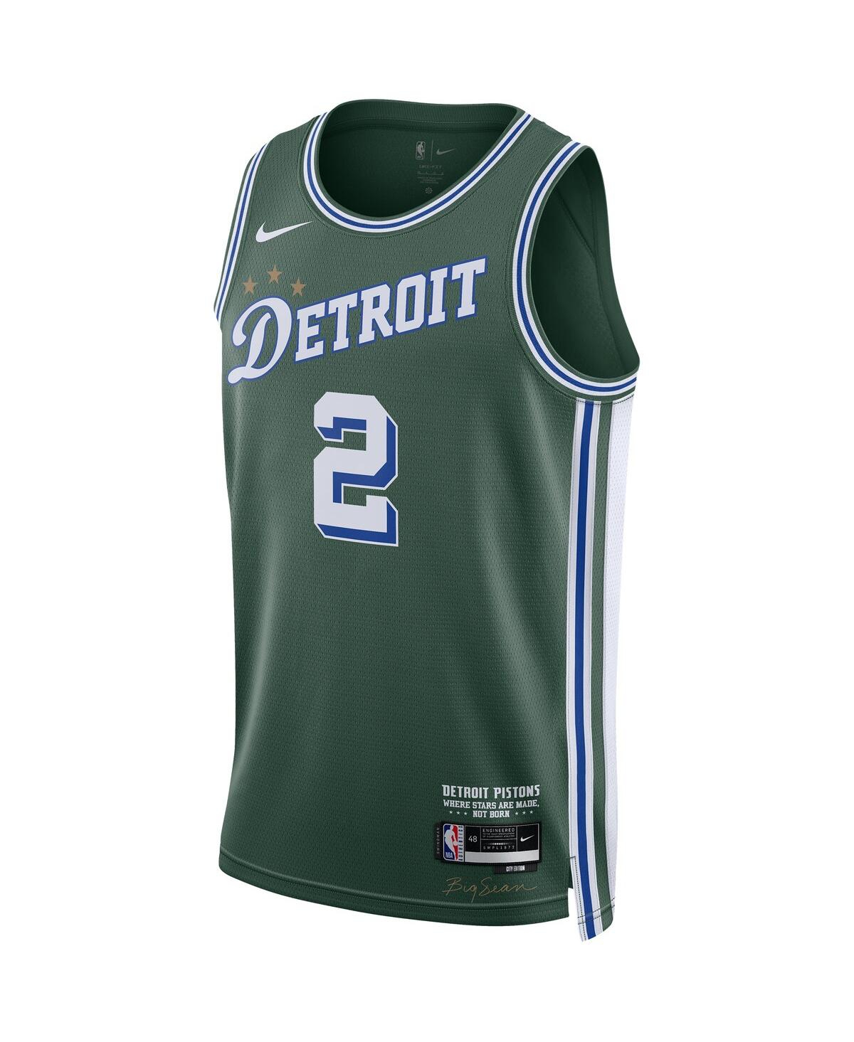 Men's and Women's Nike Cade CunninghamDetroit Pistons 2022/23 Swingman Jersey - City Edition - Green