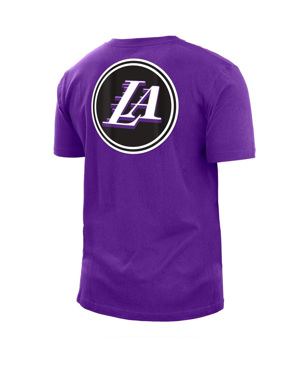 Shop New Era Men's  Purple Los Angeles Lakers 2022/23 City Edition Big And Tall T-shirt