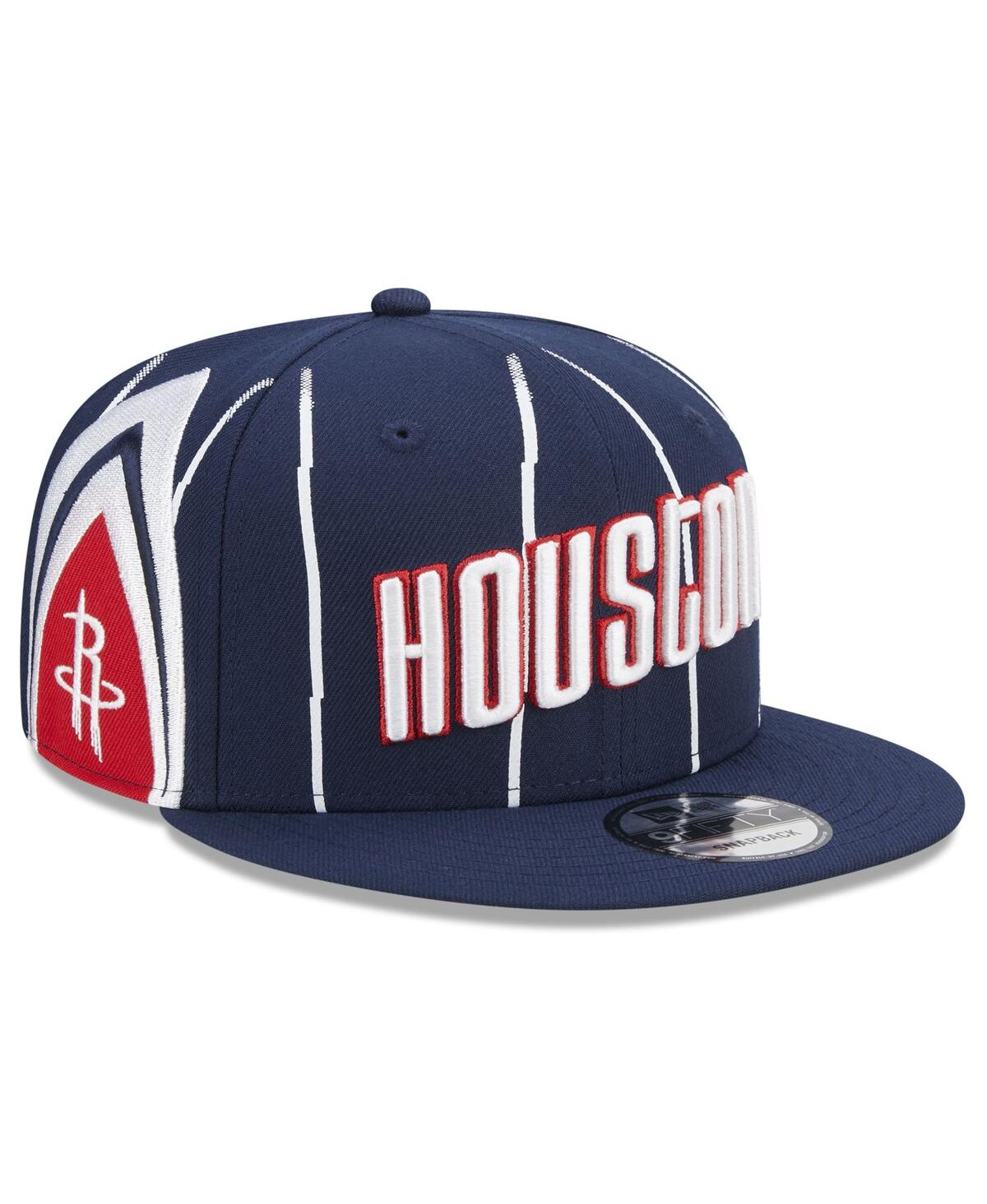 Shop New Era Men's  Gray Houston Rockets 2022/23 City Edition Official 9fifty Snapback Adjustable Hat In Blue
