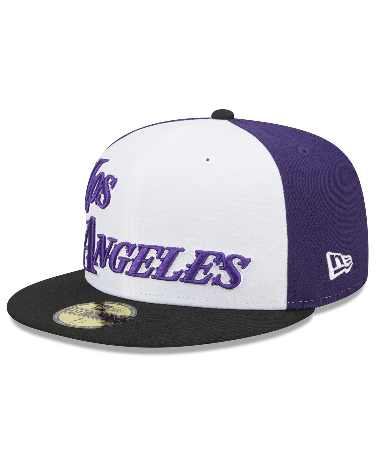 Men's New EraLos Angeles Lakers 2022/23 City Edition Official 59FIFTY Fitted Hat - Black