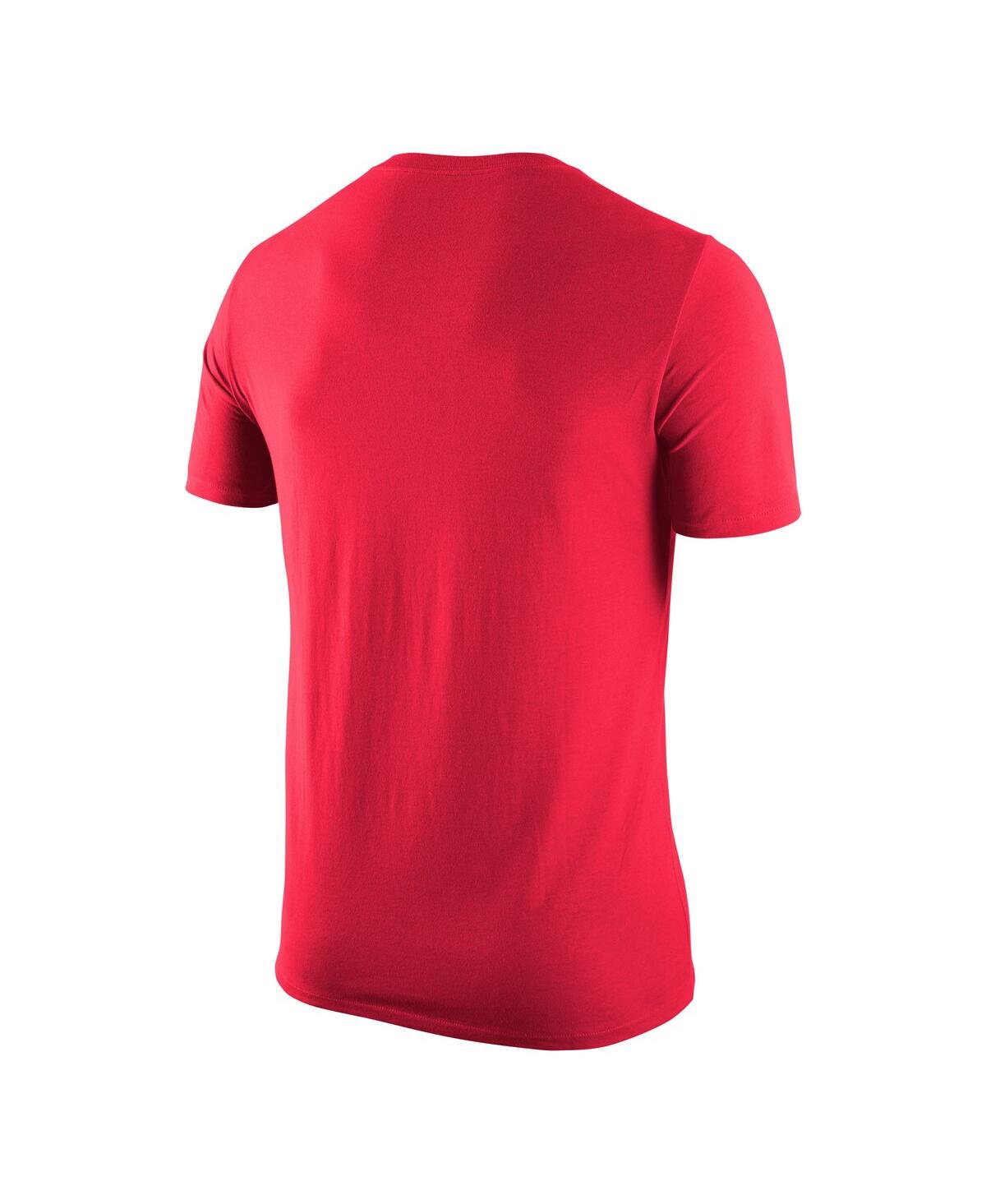Shop Nike Men's  Red Canada Soccer Just Do It T-shirt