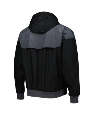 Men's Nike Black Canada Soccer Windrunner Raglan Full-Zip Hoodie