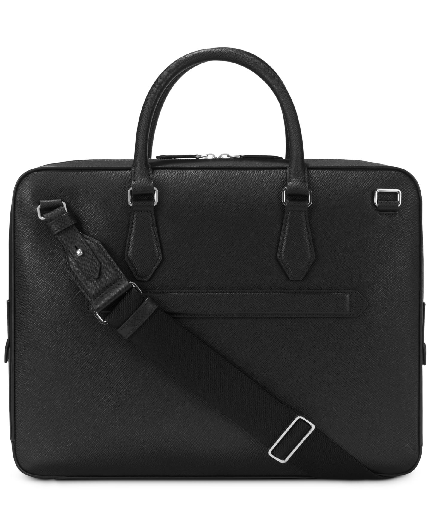 Мужская сумка Montblanc Sartorial Medium Leather Briefcase Document Case — фото 2