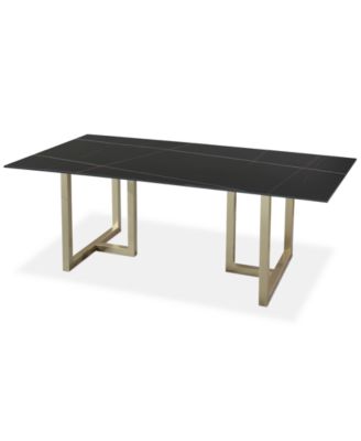 Emila Rectangular Sintered Stone Dining Table, Created for Macy's