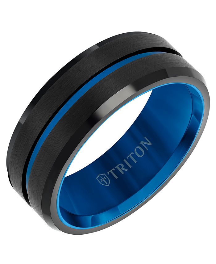 Macy's best sale tungsten rings