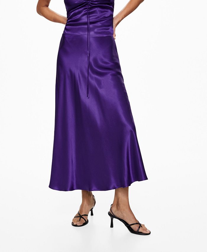 Mid length satin cheap skirts macys