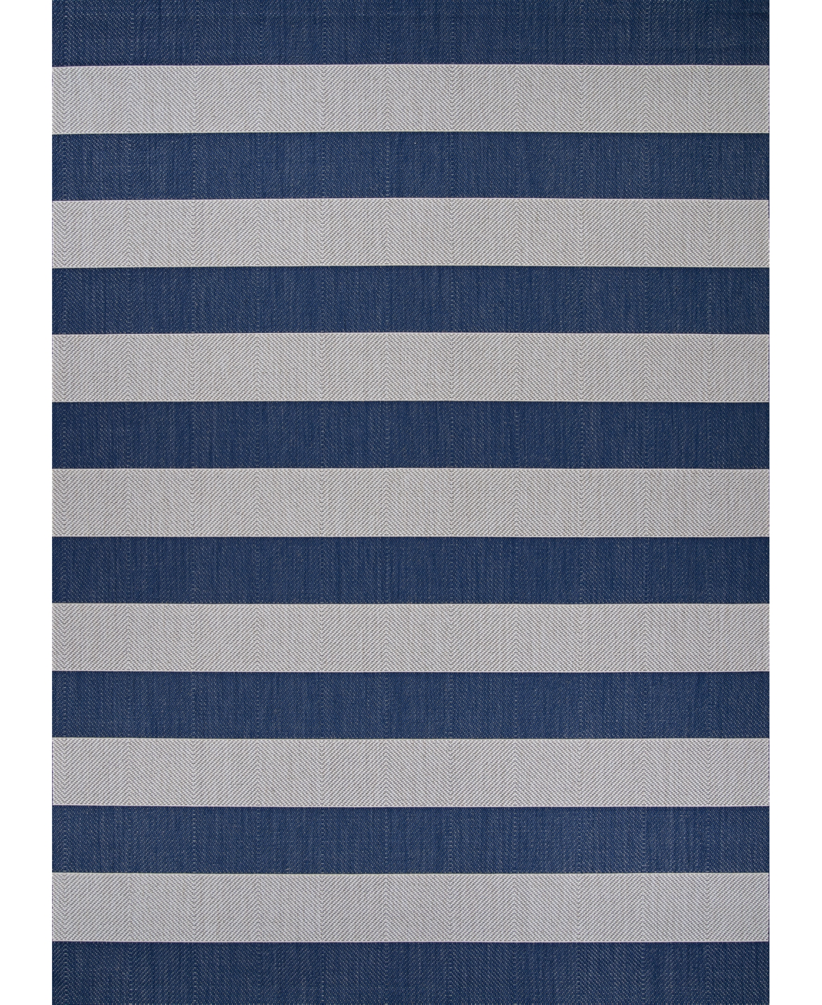 Couristan Afuera Yacht Club 6'6" X 9'6" Area Rug In Midnight