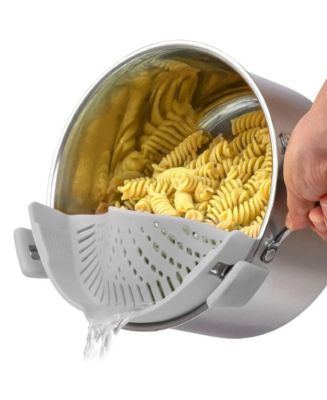 Silicone Pot Strainer - Adjustable Snap On Strainer For Most Pots & Pans - Macy's