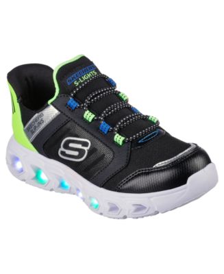 NIB Black / Lime SKECHERS Slip-ins: Hypno-Flash 2.0 - Odelux Little Kids outlet Sz 2