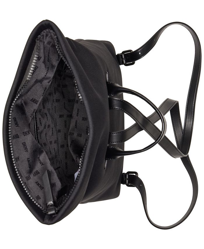 DKNY Tilly Logo Medium ZipTop Flap Backpack & Reviews Handbags