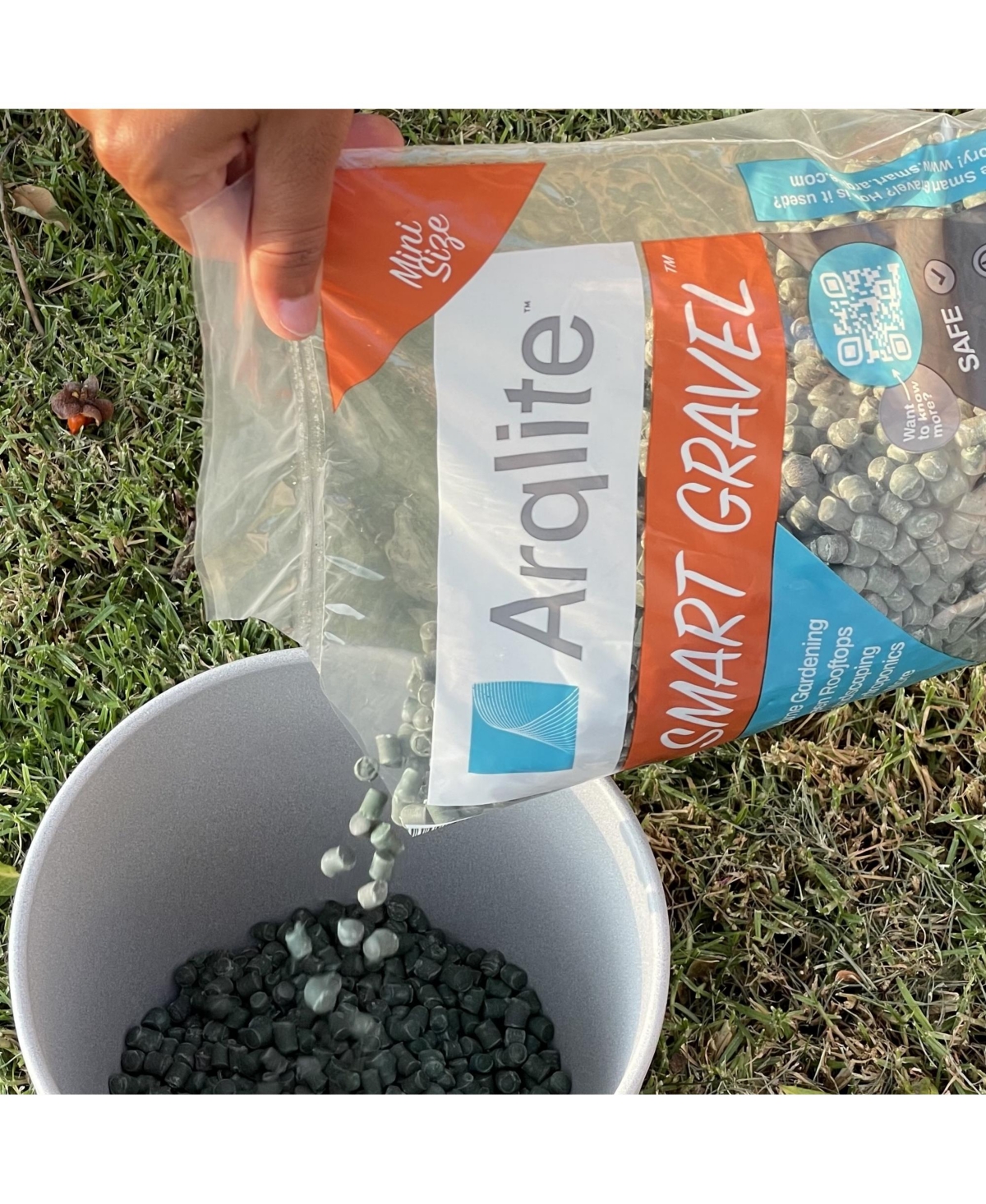 Arqlite Smart Gravel Eco Friendly Plant Drainage Gal, Mini Size Bag