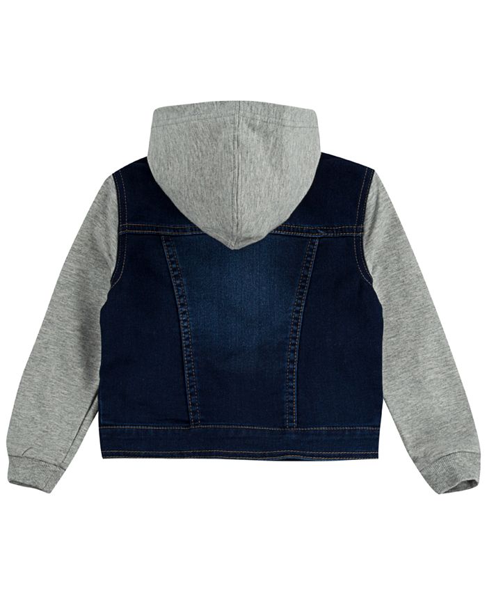 Levi's Baby Boys French Terry Sleeve Trucker Jacket & Reviews - Coats &  Jackets - Kids - Macy's