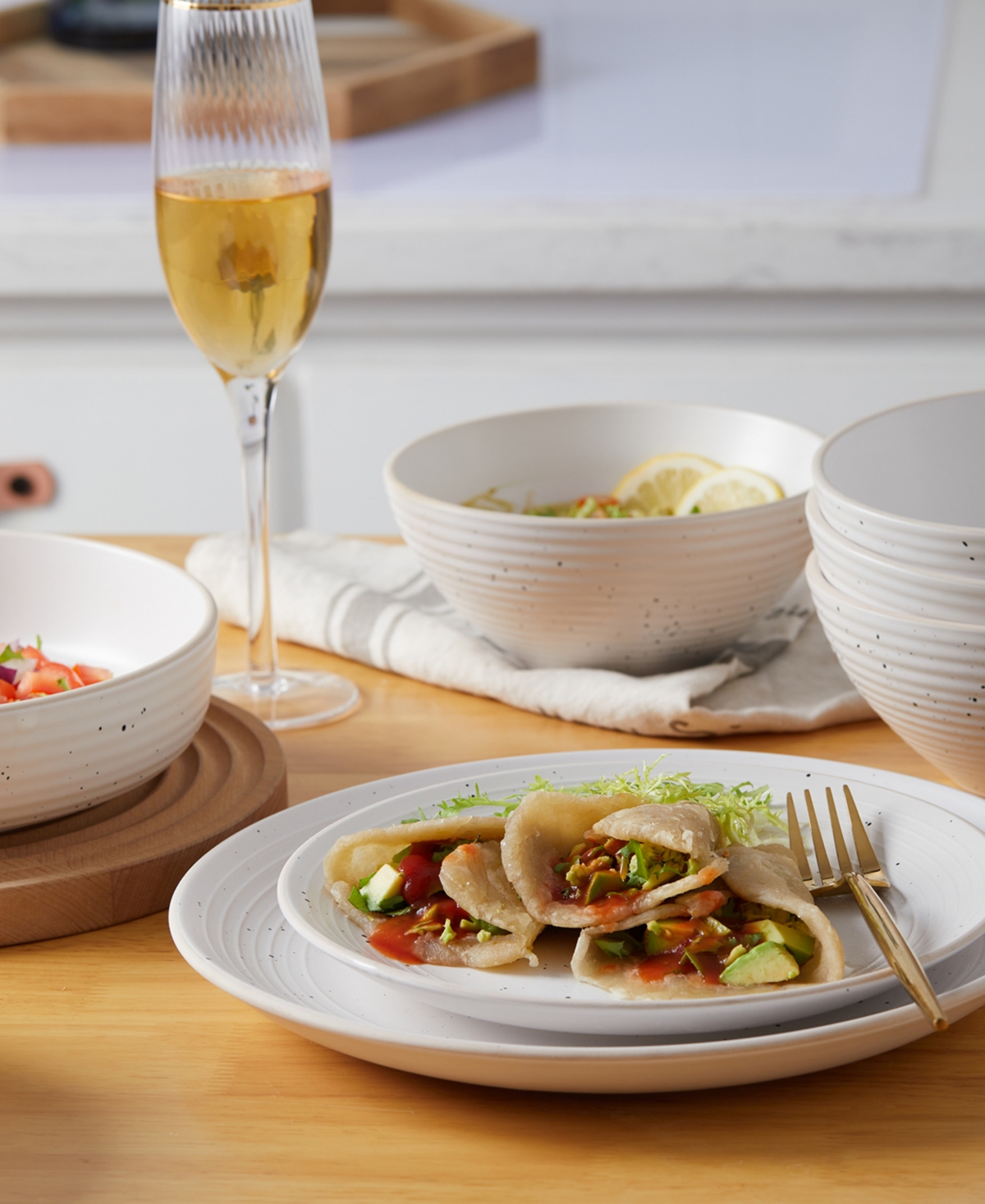 Stone Lain Lauren 16 Pc. Dinnerware Set, Service for 4