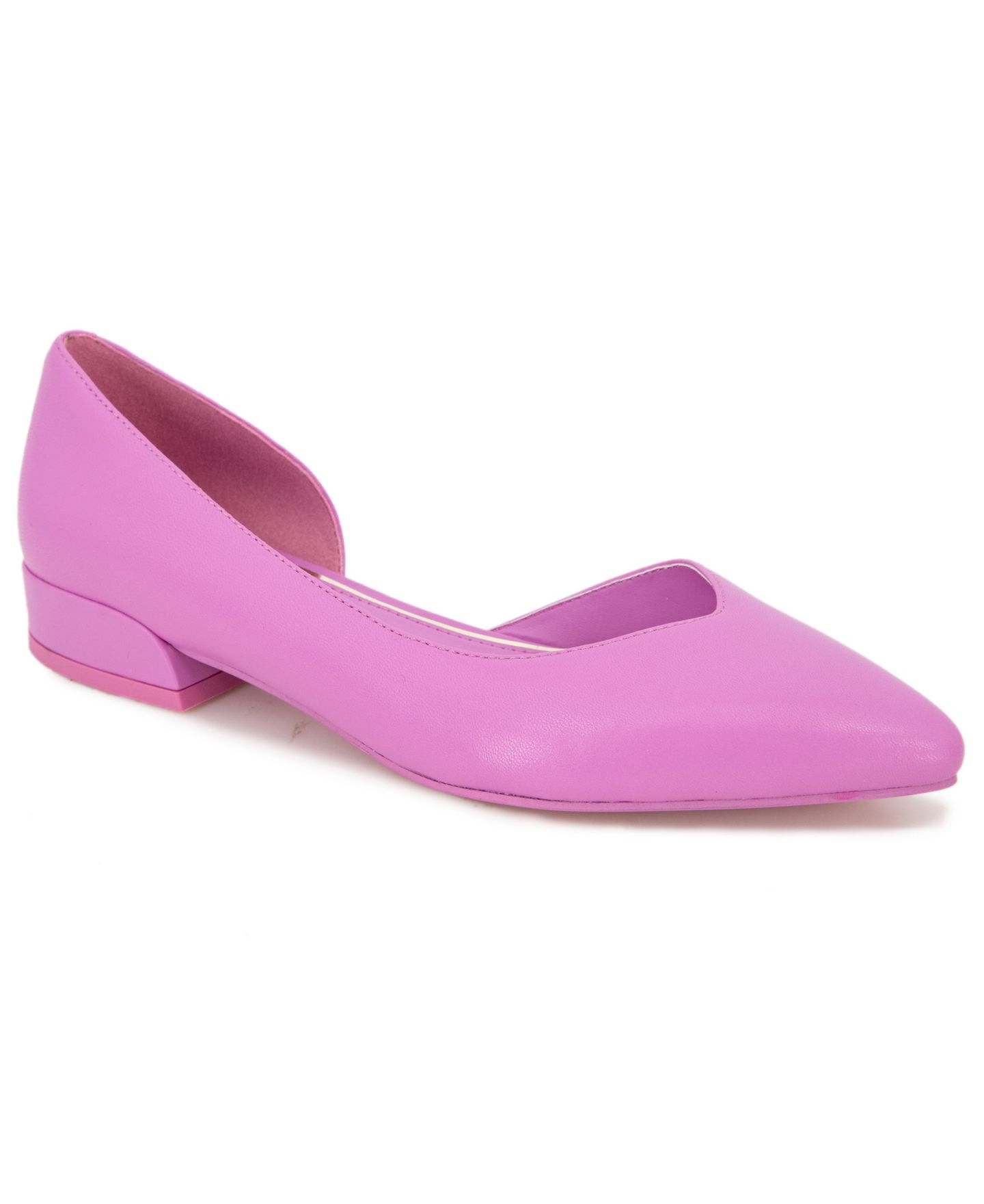 Женские балетки Kenneth Cole New York Carolyn Pointy Toe Flats, цвет: Розовый — фото 1