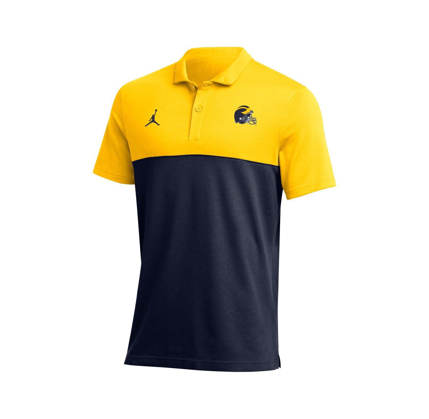 Men's Maize Michigan Wolverines 2022 Coaches Performance Polo Shirt