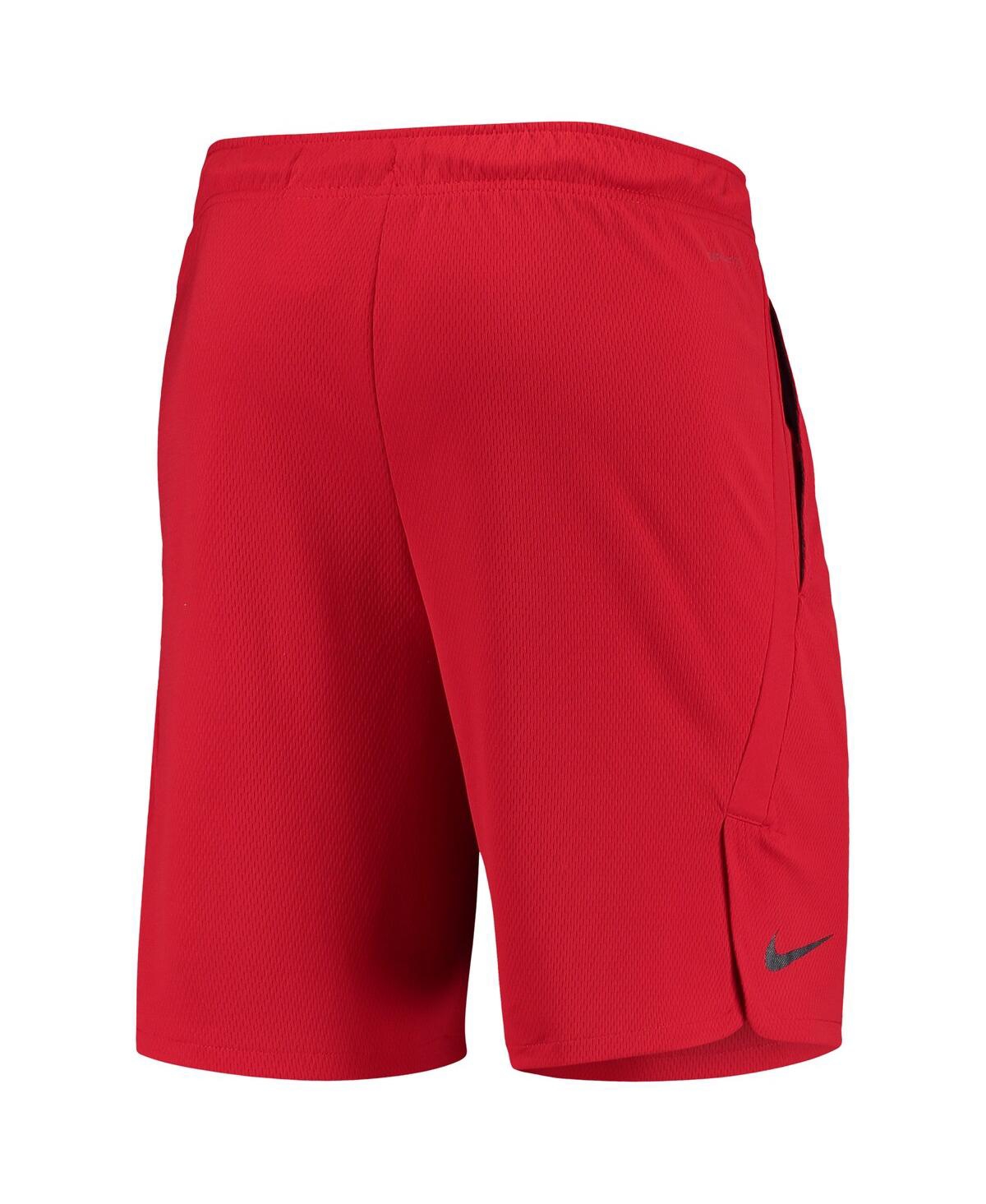 Shop Nike Men's  Scarlet Ohio State Buckeyes Hype Performance Shorts