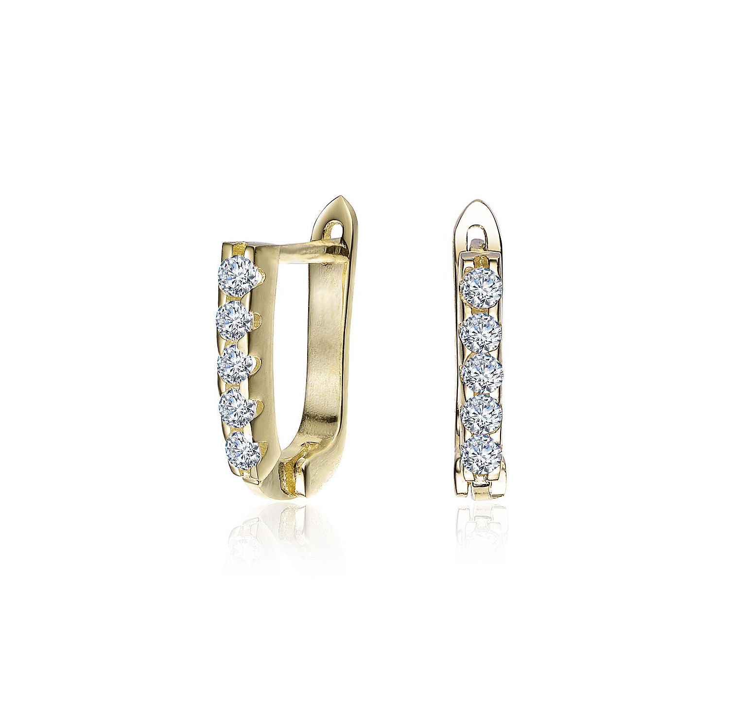 Dainty Clear Cubic Zirconia Extra Mini Hoop Earrings