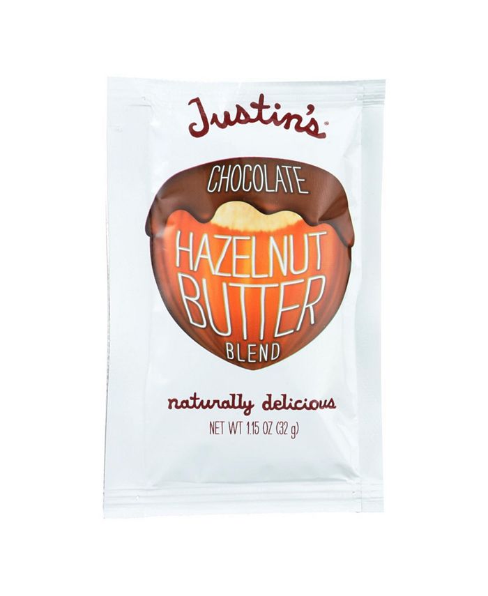 Justin's Nut Butter Squeeze Pack Hazelnut Butter Chocolate Case