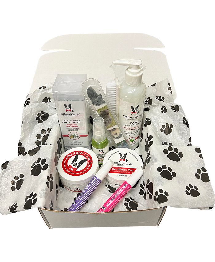 Warren London Pawdicure Box | Dog Spa Gift Set for Paws | Contains 8 ...