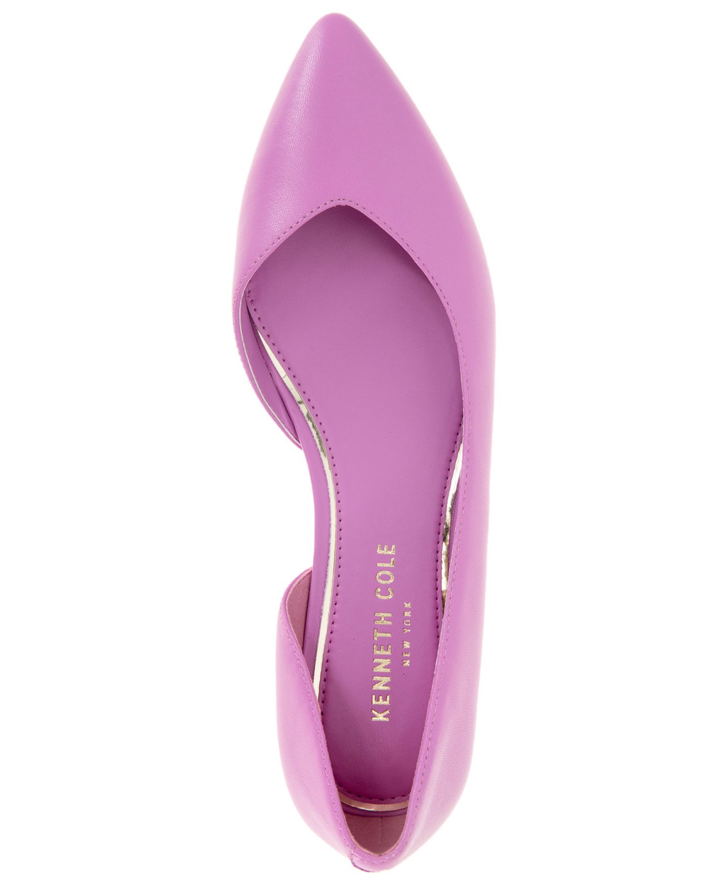 Женские балетки Kenneth Cole New York Carolyn Pointy Toe Flats, цвет: Розовый — фото 4