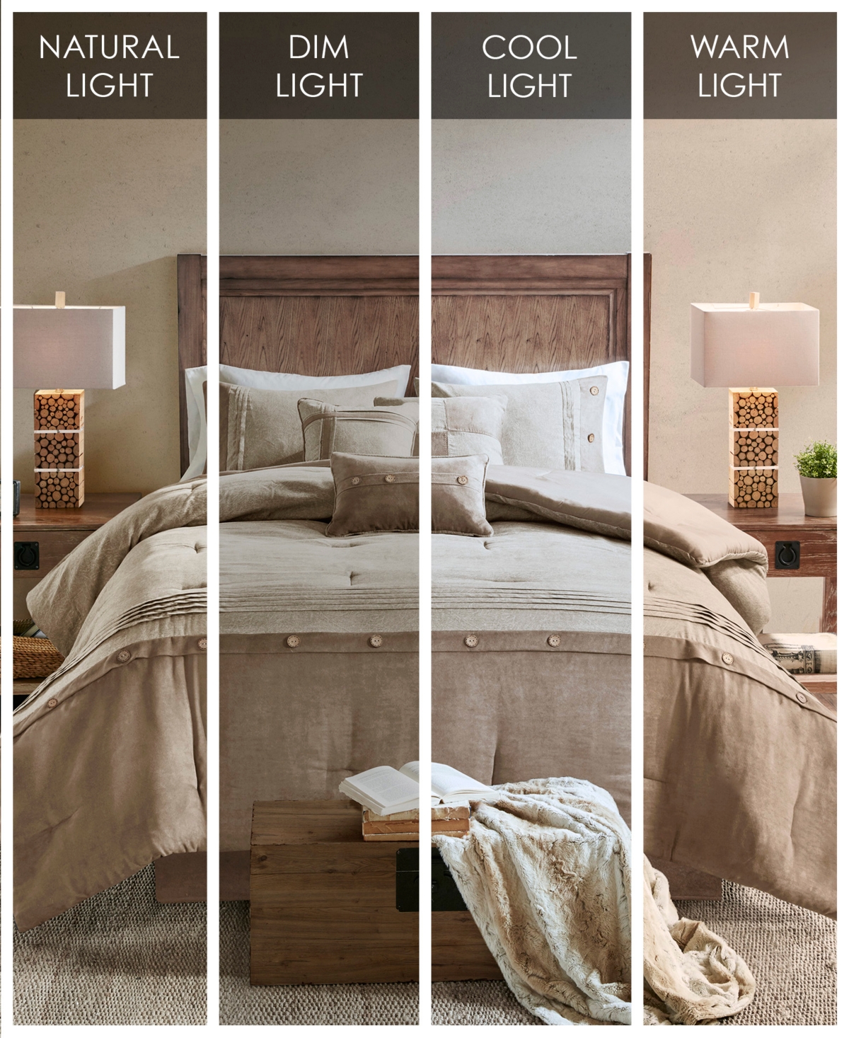 Madison Park Boone Microsuede 7-Pc. Comforter Set