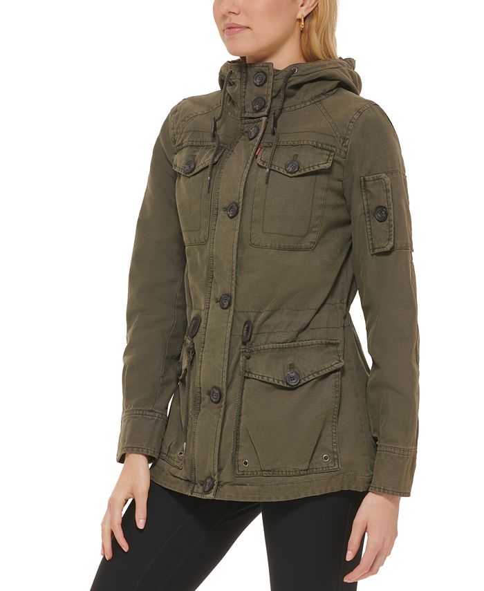 Levi's Women's Hooded Military Jacket & Reviews Jackets & Blazers