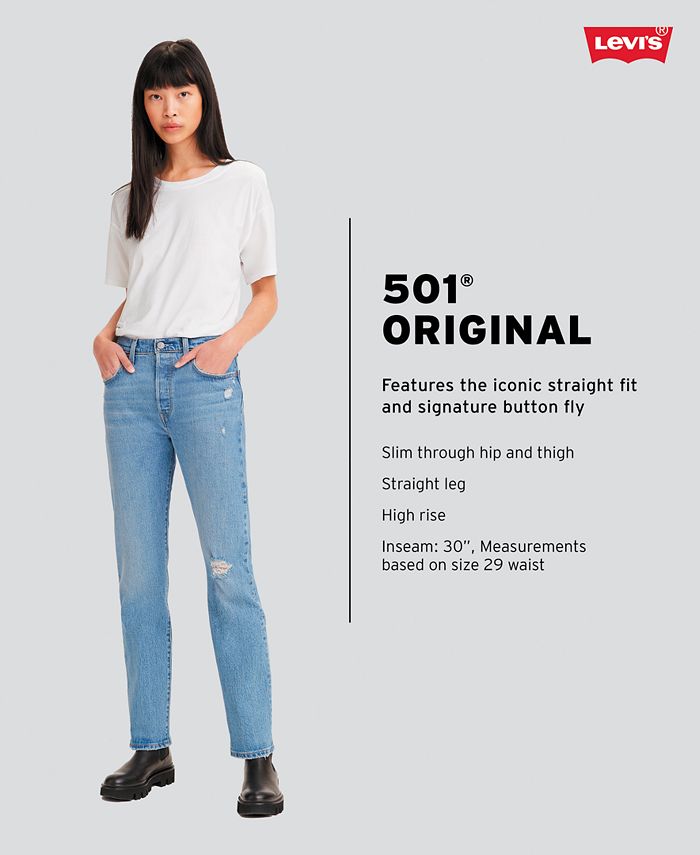 Levi's Women's 501 Original-Fit Straight-Leg Jeans - Macy's