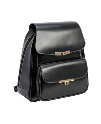 Kendall Leather Business Laptop Tablet Backpack
