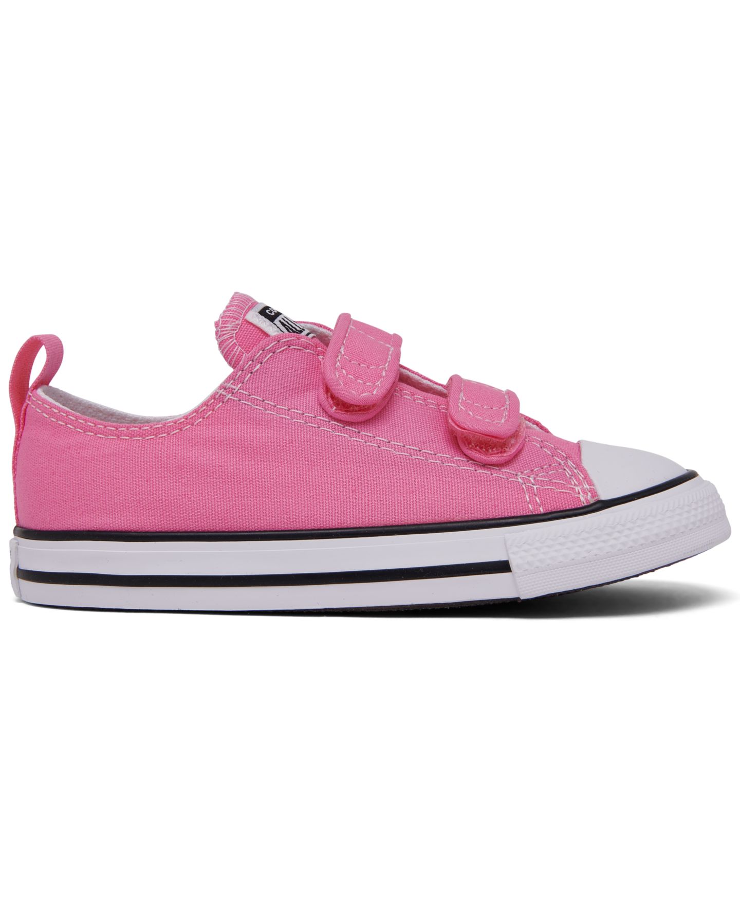 Детские кеды Converse Chuck Taylor All Star 2V Ox для девочек, Finish Line, цвет: Розовый — фото 2