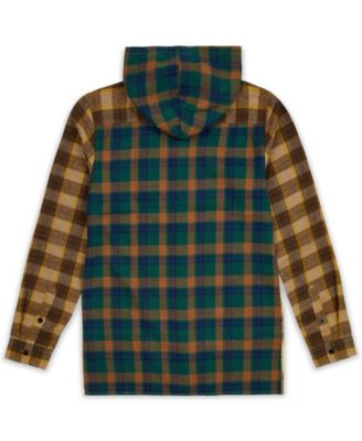 Причина По которой Мужской Мир принадлежит Тебе - фланелевая рубашка с капюшоном 8490₽