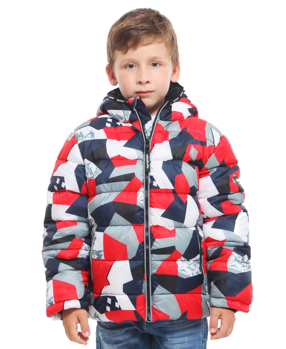 Little and Big Boys' Heavyweight Puffer Jacket Coat - Amber Orange