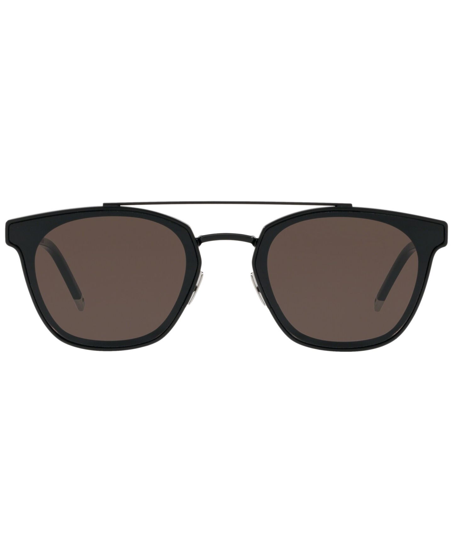 Солнцезащитные очки Saint Laurent Unisex Sunglasses, SL 28 Metal, цвет: Чёрный матовый — фото 3
