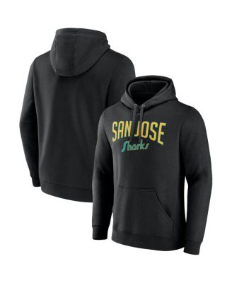 Men's Black San Jose Sharks Special Edition 2.0 Wordmark Pullover Hoodie