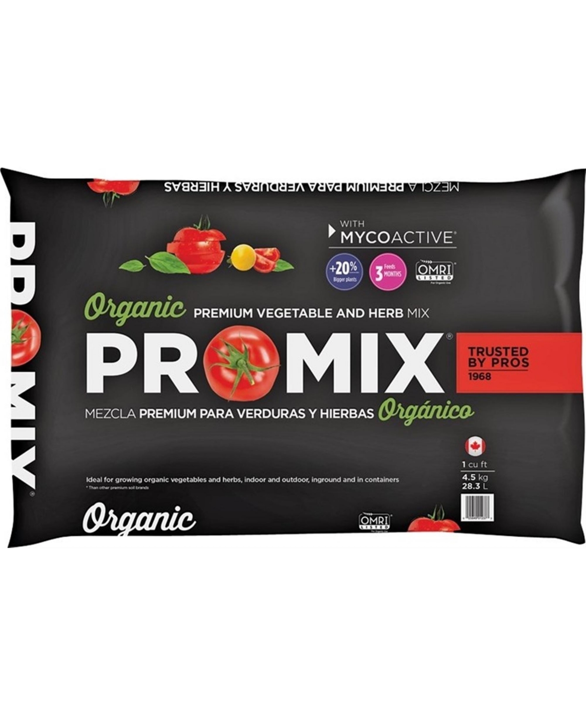 ProMix Organic Vegetable and Herb Mix - 1 Cf - Multi