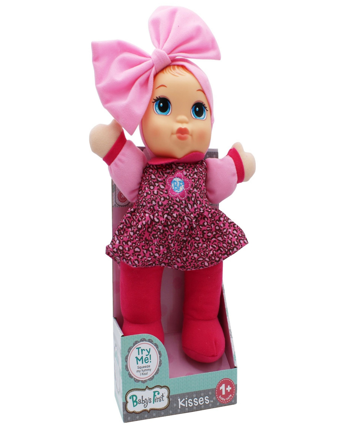 Baby's First By Nemcor Giggles Baby Doll Toy With Coral Top In Multi